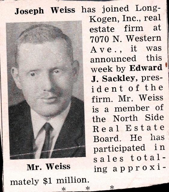 Joe Weiss, Long Kogen Real Estate $1 Million