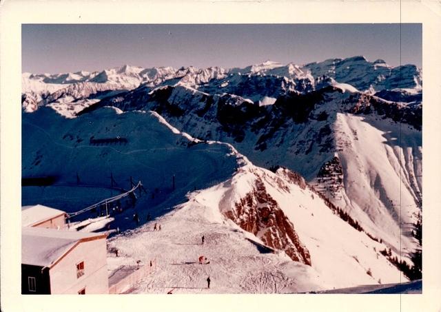 SEE NOTES.  Joe Weiss Swiss Alps 1959