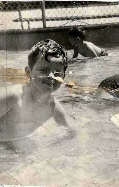 Joe Weiss in Prospect Park, Brooklyn, NY abt 1941