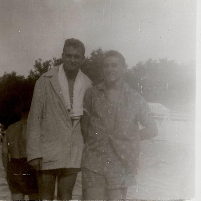 Friend and Barry Hochdorf, 1955