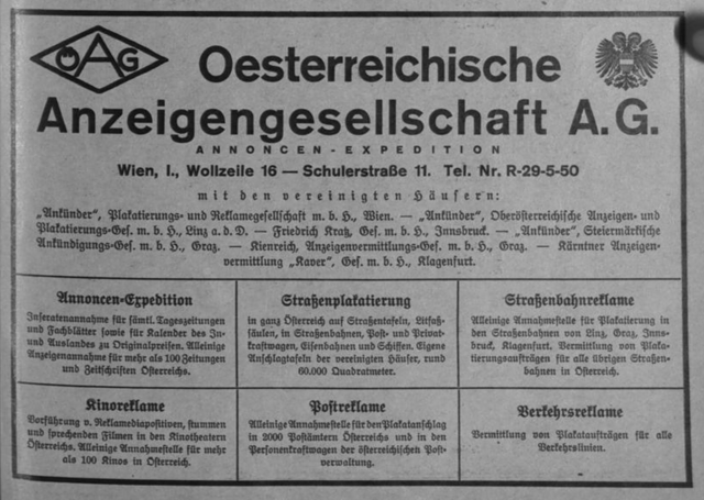 Karl Koppel Weisz Bakery, Vienna Phone Book Listing. Title page.  See notes 2.