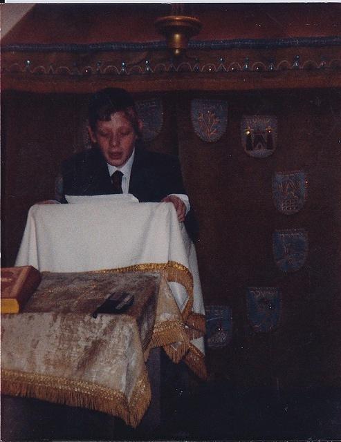 Bar Mitzvah of Yitzi Isaac Jacob Weiss, 1986