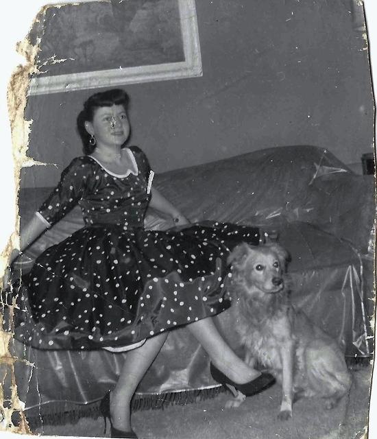 Joe Weiss' girlfriend Iris 1955