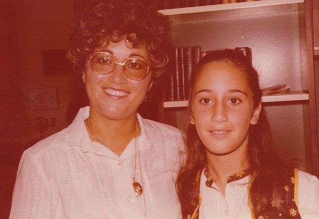 Esther Bleier Cooperman and her daughter Simcha Cooperman Stern