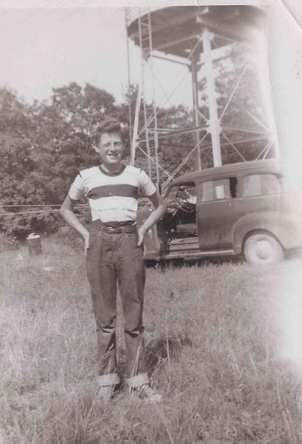 Joe Weiss in the Catskills at Camp Galila, 1952