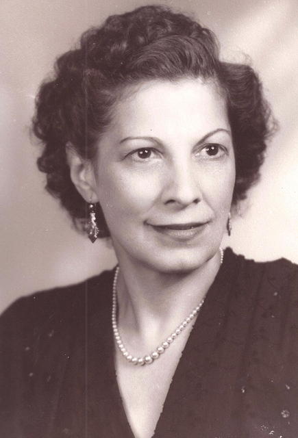 Esther Baellow Wolfson. 1948