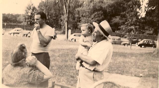 Louis Cohn, Abe Cohn, Sept 1948