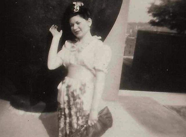 Eva Cohn Tulchinsky at the Liberty Memorial, June 14, 1944