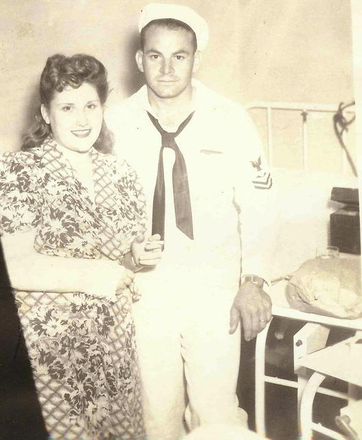 Marietta Ritz Cohn & Louis Cohn, Aug 25, 1945