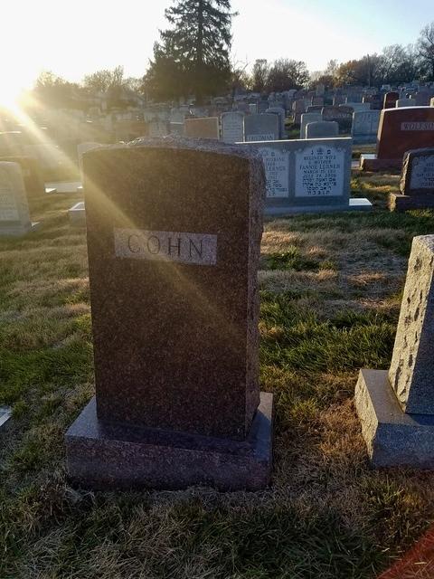 Abe Abraham Elye Parkansky Cohn Headstone 1