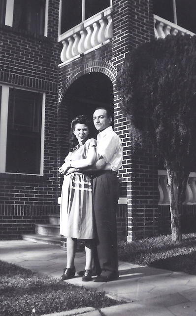 Fannie Cohn Cohen and Sammy in Jacksonville, Jan 1947