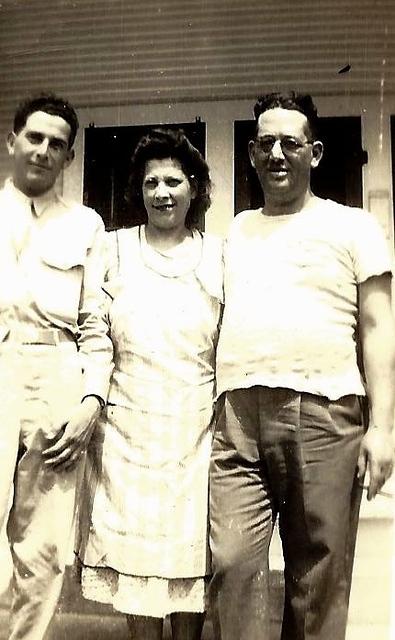 Frank Ortiz, Esther Baellow Wolfson, and Morris Wolfson