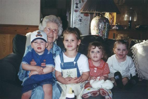 Sylvia Kershenbaum Baellow with grandkids