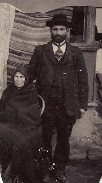 Bouba Blooma Komar and her nephew Shlomo Balaban