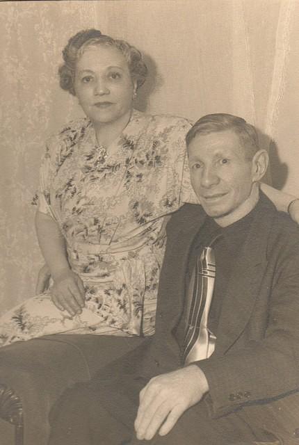 Jennie Herman Baellow and Abe Baellow. 1949