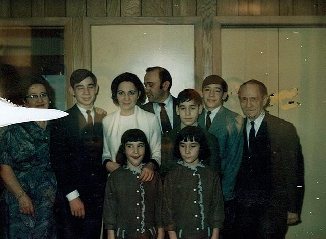 Family Pic at Mitchell's bar mitzvah.  See notes.