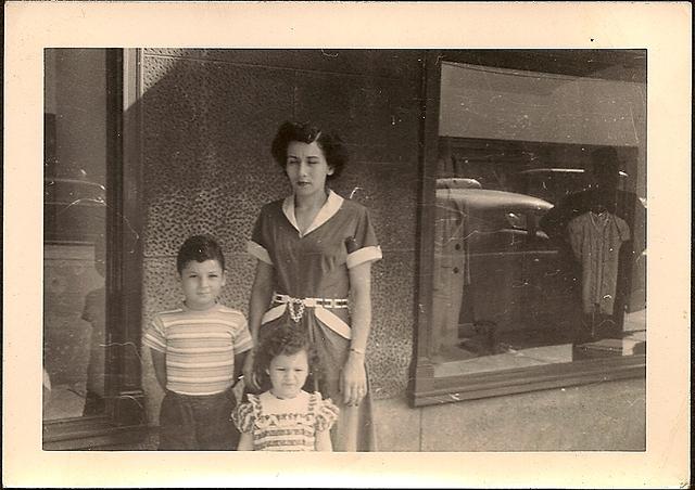 1949 - Thelma Hecht Clutz w Larry Clootz and Marcia Clutz Tropp, Toronto, Canada