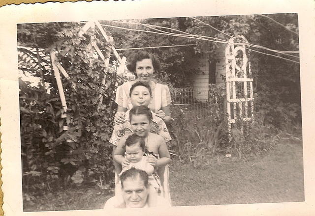 Thelma, Larry, Marcia, Linda, & Ted Clutz, 1953