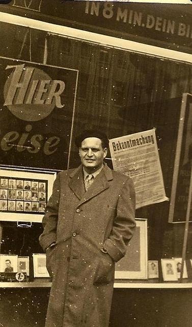 Ted Clutz in Frankfurt, Germany, 1953