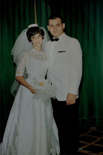 Wedding portrait of Barbara Solomon & Larry Clootz, 1966 - Kansas City, MO