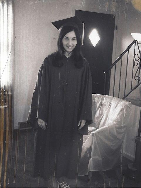 Linda Clutz Cohn, Graduation from Shawnee Mission East high school, 1969