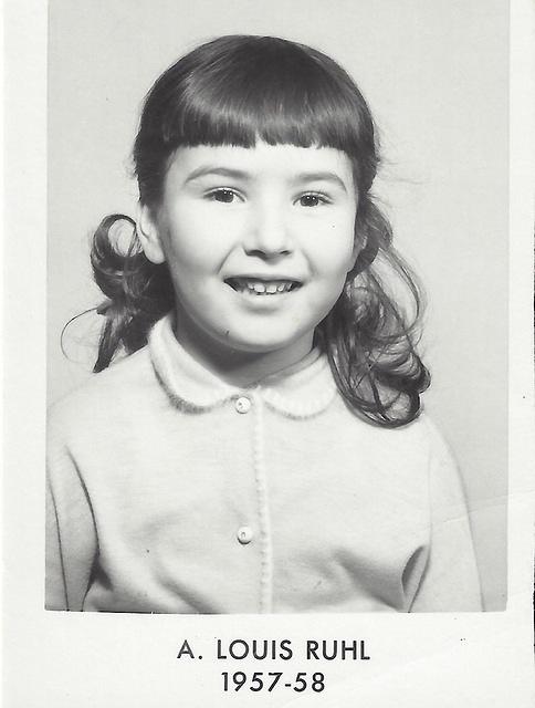 Linda Clutz Cohn, 1st Grade at A. Louis Ruhl, 1957-1958