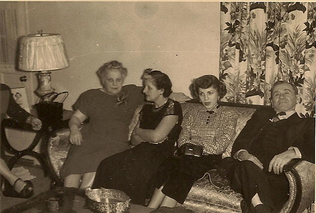 Ella Bogart/Goldstein, Eda Ross, Charlene Hecht and Charlie Unell