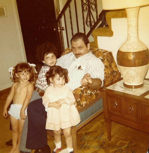 Amy Cohn Jacobson, Greg Clootz, Larry Clootz and Tricia Clootz Dyhouse, Rosh Hashana 1974