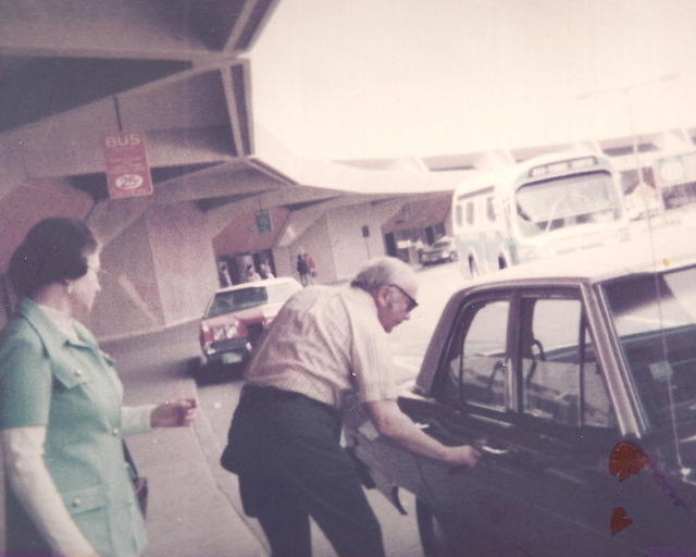 Eva Cohn Tulchinsky and Morris Tulchinsky at MCI airport