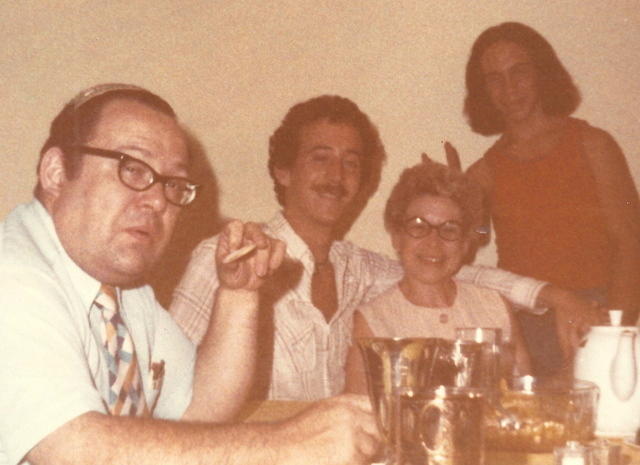 J, Norman Taffet, Hike, and Bernie Schulman, Sept 1976