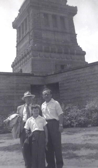 Abe Cohn and Morris Tulchinsky with Marvin Cohen