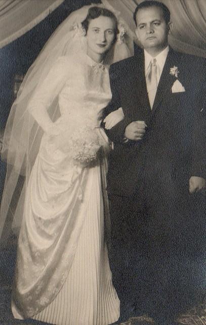 Wedding of Dina Gubman & Robert Ribakoff, Uraguay 1951