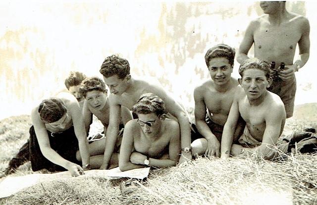 Gene Hersh (2nd from left looking at the camera)