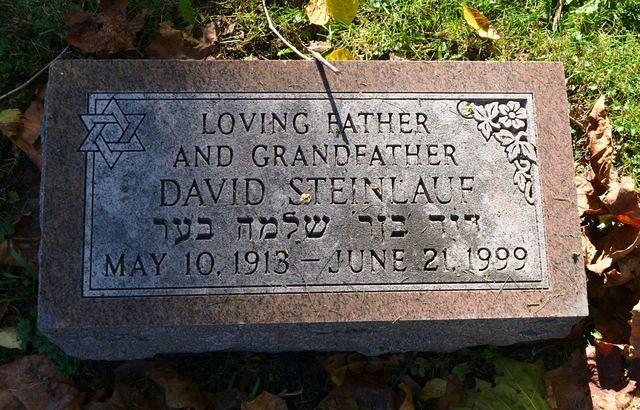 David Dave Steinlauf Headstone