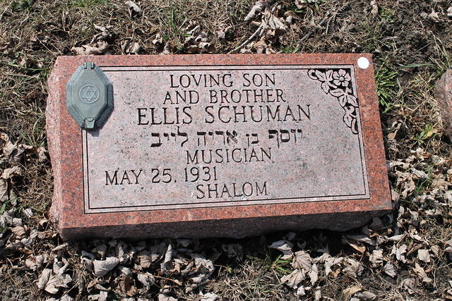 Ellis Schuman Headstone