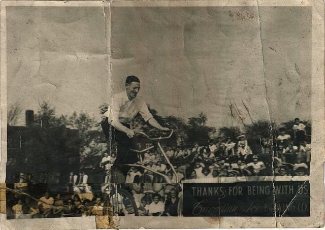 Maurice Steinlauf on bike