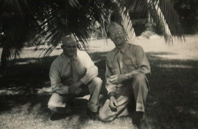 Maurice Steinlauf (right) with friend