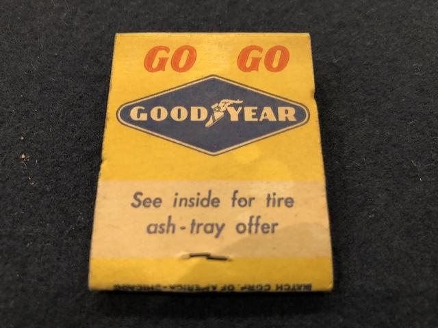 Steinlauf Safety Tire Service Matchbox matchbook match