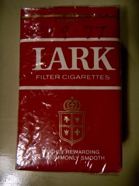 Maurice Steinlauf Lark Cigarettes - Jan 9, 1977