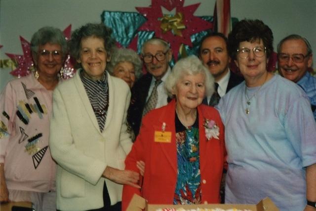 Sarah Steinlauf Schuman's 91st Birthday at the Day Care Center, 1993