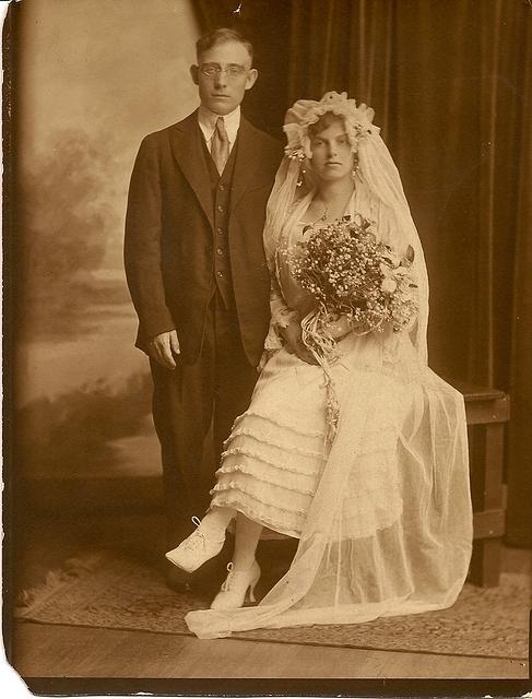 Esther Balaban and Max Portnoy Wedding Portrait, 1919