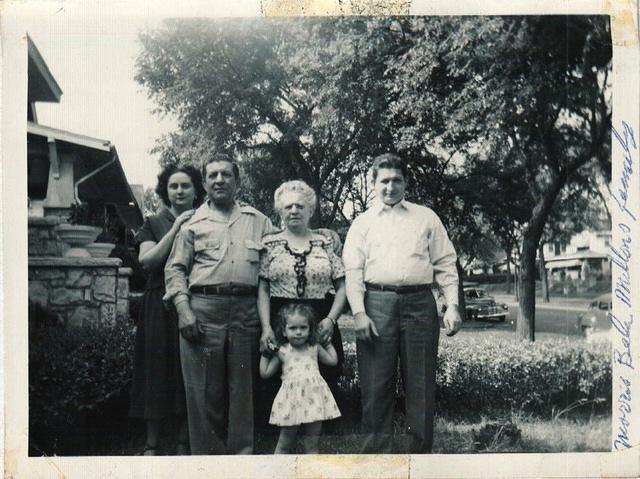 Gladys Weiss Baellow, Morris, Bala Komar Baellow, and Norman Baellow