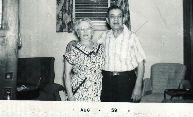 Morris and Bala Baellow.  Aug, 1959