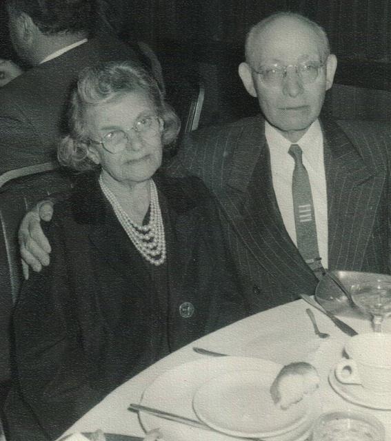 Esther Balaban & Max Portnoy at Kathy & Jacks Wedding, Sept 2, 1967