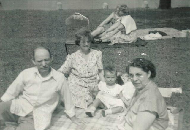 Max and Esther Portnoy with Rebecca Leon and baby Phyliss Porter