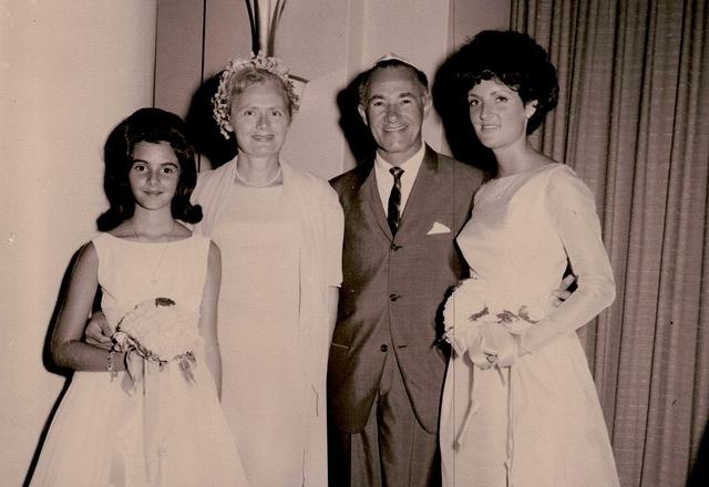 Barbara Silvern Conforto, Violet Bleier Silvern, Bill Silvern, Flo Weiss Rosoff