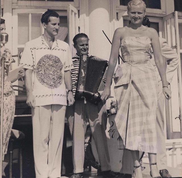 Violet Bleier Silvern at the Hotel Griswold, Connecticut, 1949