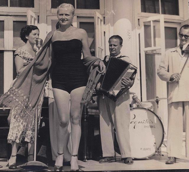 Violet Bleier Silvern at the Hotel Griswold, Connecticut, 1949