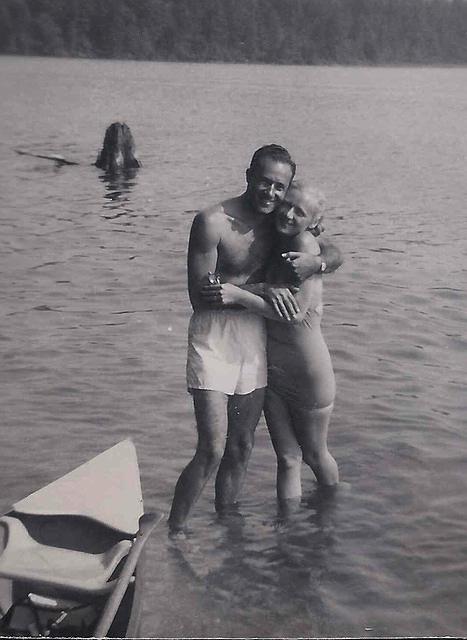 Bill and Violet Bleier Silvern, Hollywood Hills Hotel, Old Forge, NY, 1950