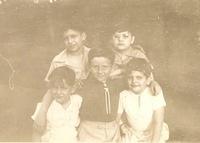 Back Row: Leon Baellow and Robert Ribakoff.  Front Row:  Norman Baellow, Eddie Kirshinbaum, and Abe Ribakoff